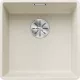 Blanco Subline 400-F gránit mosogató 42,7x42,7 cm lefolyóganitúrával, törtfehér 527165