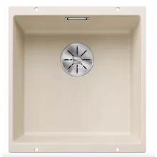   Blanco Subline 400-U egymedencés gránit mosogató lefolyógarnitúrával 43x46 cm, törtfehér 527166