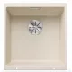 Blanco Subline 400-U egymedencés gránit mosogató lefolyógarnitúrával 43x46 cm, törtfehér 527166