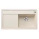 Blanco Zenar 5 S-F egymedencés gránit mosogató csepegtetővel 90x50 cm, jobbos / törtfehér 527183