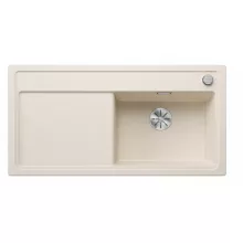   Blanco Zenar XL 6 S egymedencés gránit mosogató csepegtetővel 100x51 cm, jobbos / törtfehér 527189