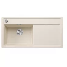   Blanco Zenar XL 6 S-F egymedencés gránit mosogató csepegtető felülettel 99x50 cm, balos / törtfehér 527191