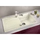 Blanco Zia 5 S Silgranit mosogató 86x50 cm csepegtető felülettel és excenterrel, törtfehér 527203