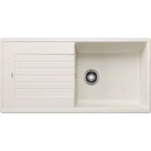   Blanco Zia XL 6 S egy medencés gránit mosogató csepegtető felülettel 100x50 cm, törtfehér 527217