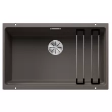   Blanco Etagon 700-U egymedencés gránit mosogató 73x46 cm kiegészítőkkel, vulkánszürke 527261