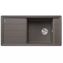   Blanco Faron XL 6 S egymedencés gránit mosogató csepegtetővel 100x50 cm, vulkánszürke 527265