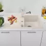 Blanco Metra 45 S Compact Silgranit mosogató 68x50 cm excenterrel, vulkánszürke 527285