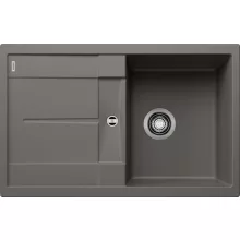   Blanco Metra 45 S gránit mosogató csepegtető felülettel 78x50 cm és lefolyógarnitúrával, vulkánszürke 527289