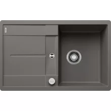   Blanco Metra 45 S-F gránit mosogató csepegtető felülettel 77x49 cm és távműködtetővel, vulkánszürke 527290