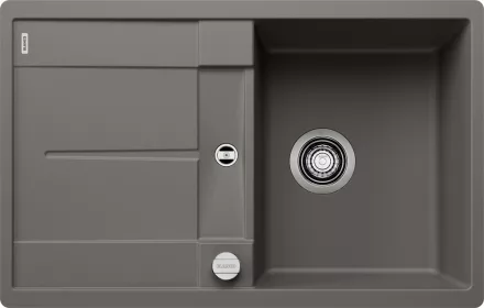 Blanco Metra 45 S-F gránit mosogató csepegtető felülettel 77x49 cm és távműködtetővel, vulkánszürke 527290