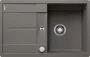Blanco Metra 45 S-F gránit mosogató csepegtető felülettel 77x49 cm és távműködtetővel, vulkánszürke 527290