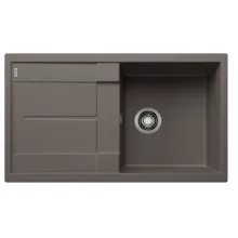   Blanco Metra 5 S gránit mosogató csepegtetővel 86x50 cm lefolyógarnitúrával, vulkánszürke 527293