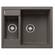   Blanco Metra 6 gránit mosogató 61,5x50 cm, lefolyógarnitúrával, vulkánszürke 527296