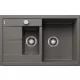 Blanco Metra 6 S Compact két medencés Silgranit 78x50 cm mosogató távműködtetővel, vulkánszürke 527297