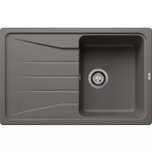   Blanco Sona 45 S egymedencés gránit mosogató csepegtető felülettel 78x50 cm, vulkánszürke 527332