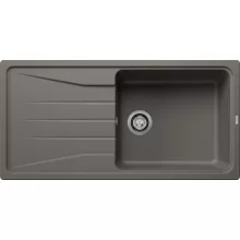   Blanco Sona XL 6 S egy medencés gránit mosogató csepegtető felülettel 100x50 cm, vulkánszürke 527341