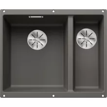   Blanco Subline 340/160-U két medencés gránit mosogató 55,5x46 cm, balos / vulkánszürke 527345