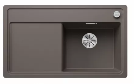 Blanco Zenar 45 S-F gránit mosogató csepegtetővel 85x50 cm, jobbos / vulkánszürke 527363