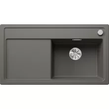   Blanco Zenar 5 S egy medencés gránit mosogató csepegtető felülettel 91,5x51 cm, jobbos / vulkánszürke 527365