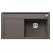   Blanco Zenar 5 S-F egymedencés gránit mosogató csepegtetővel 90x50 cm, jobbos / vulkánszürke 527366