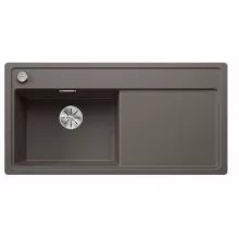   Blanco Zenar XL 6 S-F egymedencés gránit mosogató csepegtető felülettel 99x50 cm, balos / vulkánszürke 527374