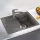 Blanco Zia 45 S Compact Silgranit 68x50 cm mosogató csepegtetővel és excenterrel, vulkánszürke 527379