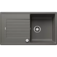   Blanco Zia 5 S Silgranit mosogató 86x50 cm csepegtető felülettel és excenterrel, vulkánszürke 527386