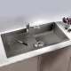 Blanco Zia XL 6 S Silgranit 100x50 cm mosogató távműködtetővel és csepegtető felülettel, vulkánszürke 527399