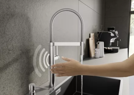 Blanco Culina-S II Sensor zuhanyfejes mosogató csaptelep PVD felülettel, rozsdamentes acél 527462