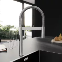   Blanco Culina-S II Mini Sensor zuhanyfejes mosogató csaptelep PVD felülettel,  rozsdamentes acél 527466