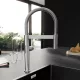 Blanco Culina-S II Mini Sensor zuhanyfejes mosogató csaptelep PVD felülettel,  rozsdamentes acél 527466