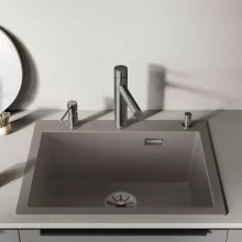   Blanco Alta S II konyhai csaptelep kihúzható fejjel, PVD bevonattal satin dark steel 527555