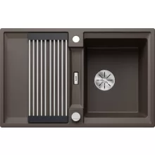   Blanco Adira 45S Silgranit mosogató 78x50 cm acél ráccsal és távműködtetővel, kávé 527592