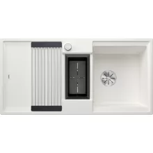   Blanco Adira 6S Silgranit mosogató 100x50 cm acél ráccsal és multifunkcionális tállal, fehér 527605