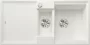 Blanco Adira 6S Silgranit mosogató 100x50 cm acél ráccsal és multifunkcionális tállal, fehér 527605