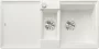 Blanco Adira 6 S-F Silgranit két medencés 99x49 cm mosogató acél ráccsal, fehér 527613