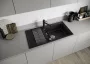 Blanco Adira XL 6S Silgranit 100x50 cm mosogató csepegtető felülettel és acél ráccsal, antracit 527618