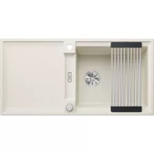   Blanco Adira XL 6S Silgranit 100x50 cm mosogató csepegtető felülettel és acél ráccsal, törtfehér 527622