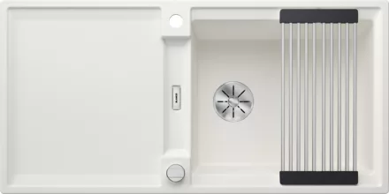 Blanco Adira XL 6S-F Silgranit 99x46 cm mosogató acél ráccsal és távműködtetővel, fehér 527629