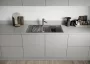 Blanco Adira XL 6S-F Silgranit 99x46 cm mosogató acél ráccsal és távműködtetővel, törtfehér 527630