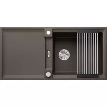   Blanco Adira XL 6S-F Silgranit 99x46 cm mosogató acél ráccsal és távműködtetővel, kávé 527632