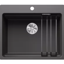   Blanco Etagon 6-F Silgranit mosogató 59x50 cm acél sínnel, palaszürke 527684