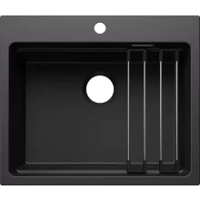   Blanco Etagon 6 Silgranit mosogató 60x51 cm acél sínnel, antracit 527749