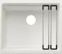 Blanco Etagon 6 Silgranit mosogató 60x51 cm acél sínnel, fehér 527751
