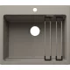 Blanco Etagon 6 Silgranit mosogató 60x51 cm acél sínnel, tartufo 527753