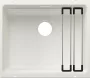Blanco Etagon 500-U Silgranit 53x46 cm mosogató acél sínnel, fehér 527759