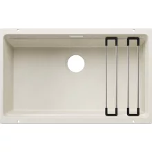   Blanco Etagon 700-U Silgranit mosogató 73x46 cm acél sínnel, törtfehér 527764
