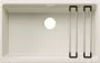 Blanco Etagon 700-U Silgranit mosogató 73x46 cm acél sínnel, törtfehér 527764