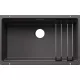Blanco Etagon 700-U Silgranit mosogató 73x46 cm acél sínnel, palaszürke 527766
