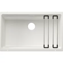   Blanco Etagon 700-U Silgranit mosogató 73x46 cm acél sínnel, fehér 527767